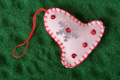 Adorno navideño casero hecho a mano elemento decorativo regalo original - MADEheart.com