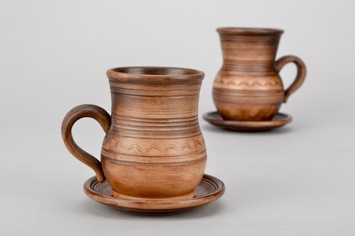Mug with saucer - MADEheart.com