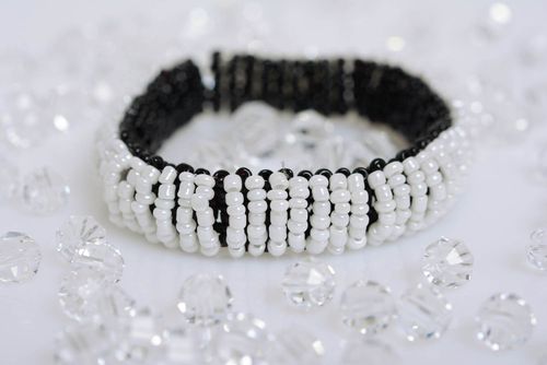 Pulsera original de abalorios hecha a mano estilosa bonita para mujeres - MADEheart.com