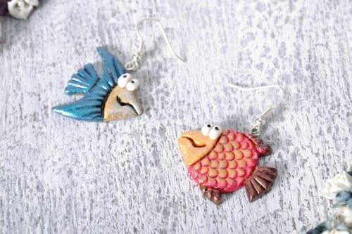 Earrings Fishes - MADEheart.com