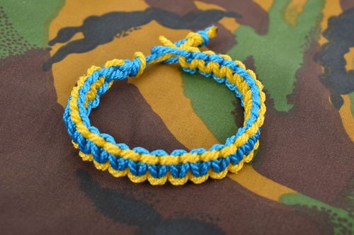 Colorful handmade textile bracelet woven wrist bracelet accessories for girls - MADEheart.com