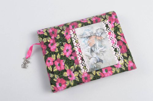 Schönes Notizbuch handmade Geschenk für Freundin Designer Notizbuch Notiz Buch - MADEheart.com