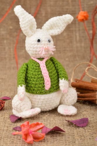 Juguete de peluche tejido a ganchillo de acrílico artesanal para decorar casa - MADEheart.com