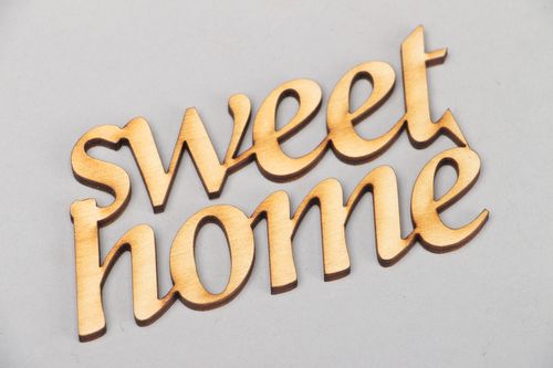Pieza en blanco para creatividad Sweet home - MADEheart.com