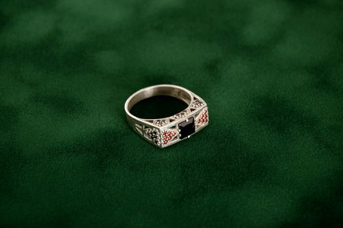 Handmade silver ring designer jewelry for men designer ring cute present - MADEheart.com