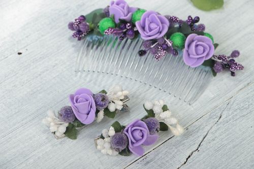 Tocados para el pelo hechos a mano adornos para el cabello accesorios de mujer - MADEheart.com