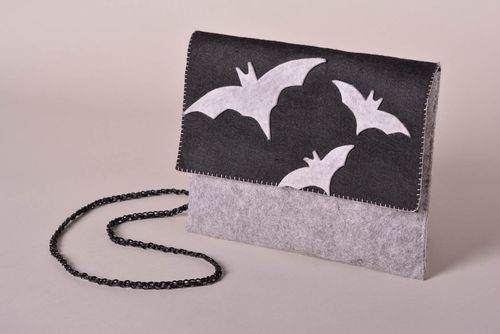 Unusual handmade purse designs beautiful felt wallet accessories for girls - MADEheart.com