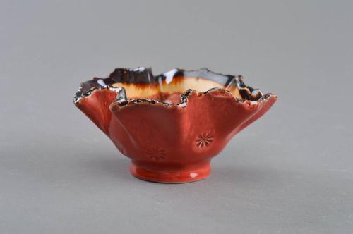 Bol en porcelaine fait main peint beau original vaisselle pratique cuisine - MADEheart.com