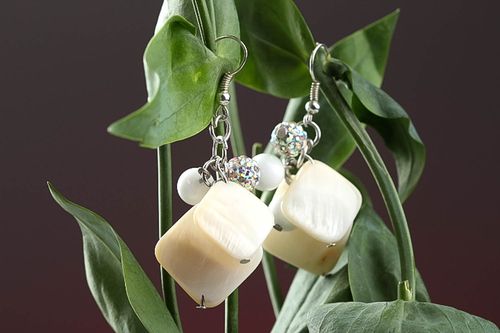 Womens earrings designer jewelry handmade dangling earrings unique jewelry - MADEheart.com