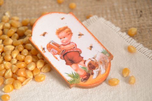 Unusual handmade magnet cool fridge magnets kitchen supplies decorative use only - MADEheart.com