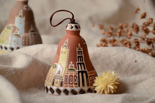 Campana cerámica con pintura - MADEheart.com