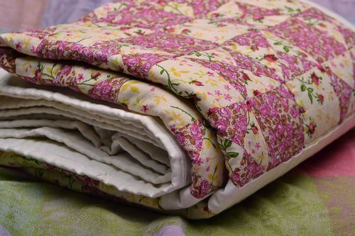 Blanket made from scraps Roses - MADEheart.com