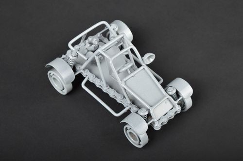 Decoro da casa fatto a mano figurina simpatica a forma di buggy di metallo - MADEheart.com
