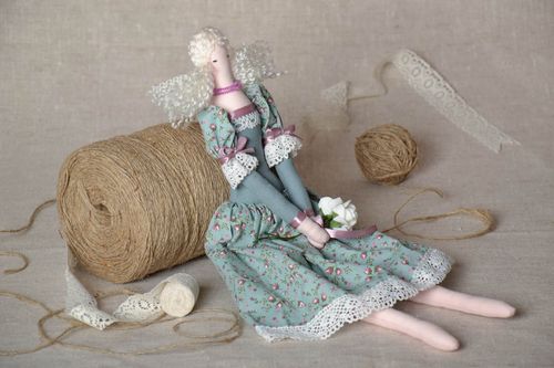 Текстильная кукла интерьерная Лавандовая фея - MADEheart.com