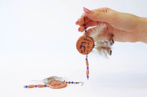 Lange ethnische Ohrringe - MADEheart.com