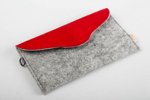 Stylish wallet handmade woolen wallet leather accessories designer purse ideas - MADEheart.com