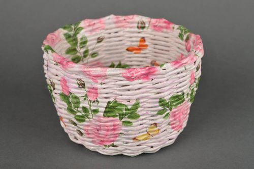 Handmade basket designer basket unusual wicker basket gift ideas decor ideas - MADEheart.com
