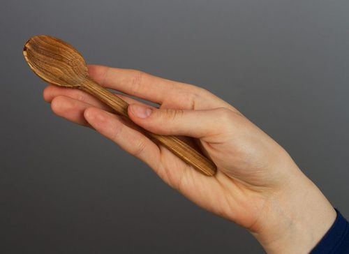 Cucchiaio lungo di legno fatto a mano Stoviglie di legno Attrezzi da cucina - MADEheart.com