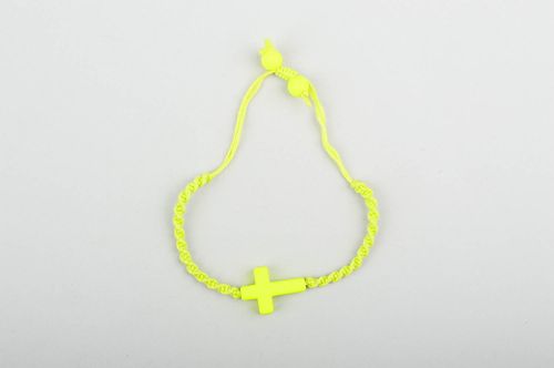 Schmuck Armband handgefertigt Accessoire für Frauen Damen Armschmuck gelb - MADEheart.com