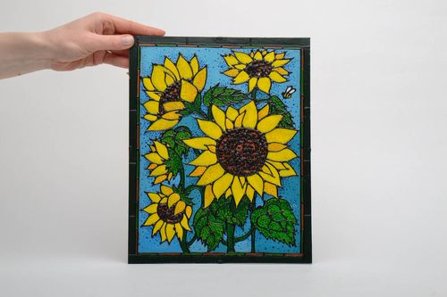 Stained glass wall panel - MADEheart.com
