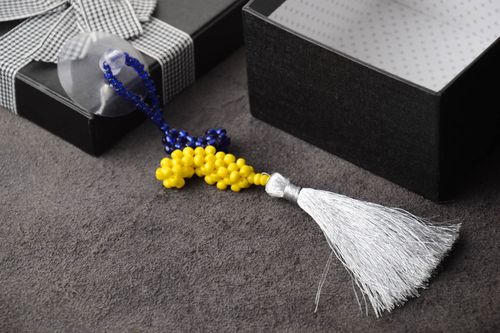Handmade elegant accessory unusual designer present lovely trinket for car - MADEheart.com