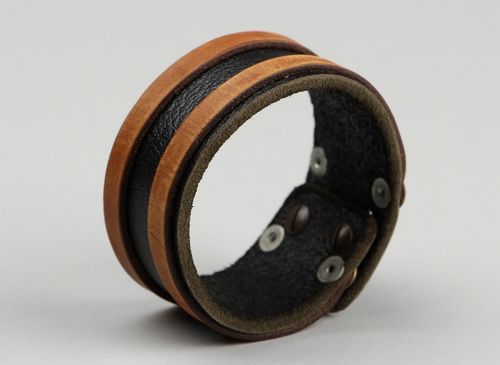 Bracelet en cuir fait main original - MADEheart.com