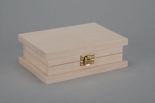 Boîte à décorer sculptée de bois à la main - MADEheart.com
