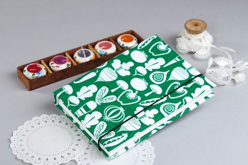 Bloc de notas hecho a mano regalo original libreta de notas con verduras - MADEheart.com