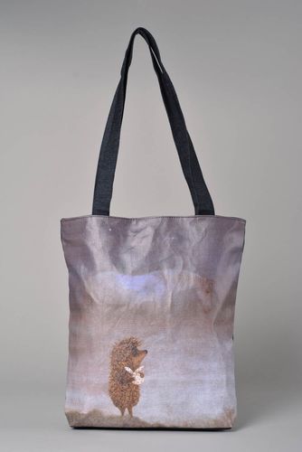 Borsa giovanile fatta a mano accessorio da donna borsa originale con stampa - MADEheart.com