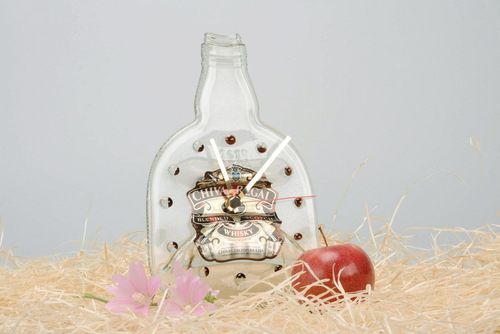 Clock made of bottle Chivas - MADEheart.com