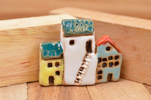 Designer Accessoire handmade Schmuck Brosche Geschenk für Frauen Schmuck Keramik - MADEheart.com