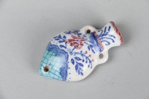 Decorative ceramic vase 2 inches tall 0,02 lb pendant - MADEheart.com