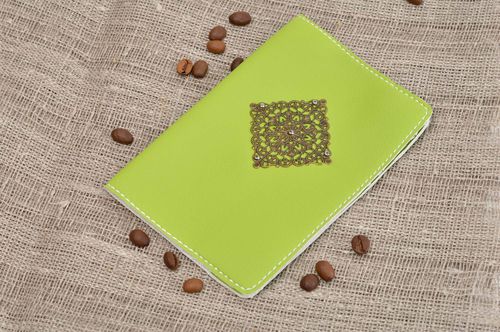 Handmade cover for passport unusual passport cover leather accessory gift ideas - MADEheart.com