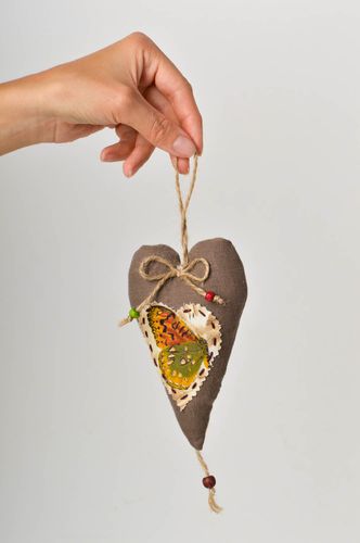 Handmade stuffed toy decorative heart toy modern design decorative use only - MADEheart.com
