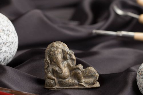 Figurine décorative fait main Statuette feng shui ganesh Cadeau original déco - MADEheart.com