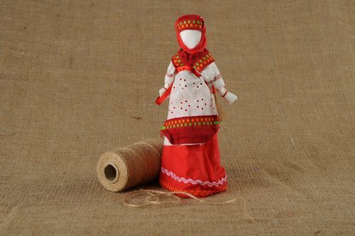 Boneca-motanka Kolyada, artesnal - MADEheart.com