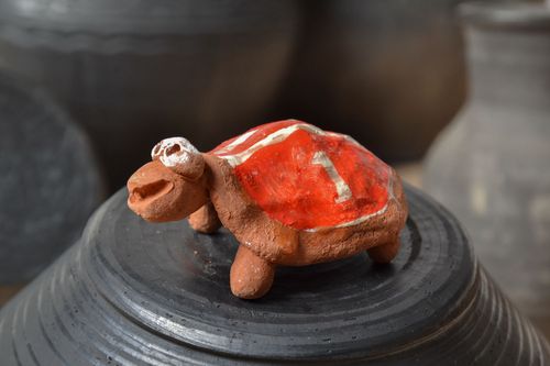 Figurine en céramique faite main Tortue - MADEheart.com