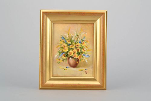 Cuadro de flores al óleo - MADEheart.com