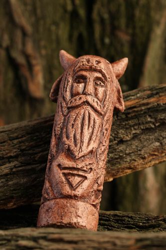 Handmade Amulett des Glücks Figur aus Ton Keramik Figur originell Keramik Deko - MADEheart.com