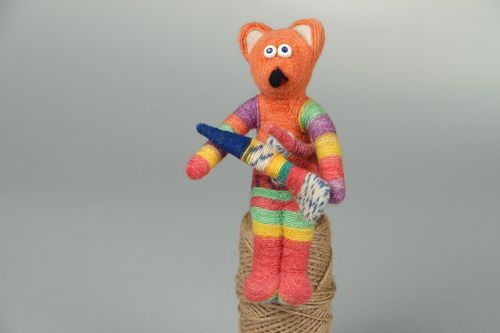 Juguete de lana Gato Bali - MADEheart.com