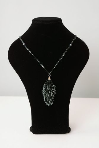 Unique beaded necklace Tail - MADEheart.com