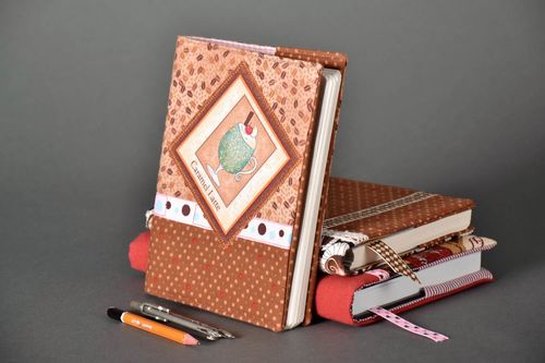 Soft cover notebook with metal spring - MADEheart.com