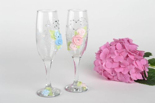 Handmade Trinkgläser Set Hochzeit Gläser Designer Geschirr Römer Gläser 170 ml - MADEheart.com