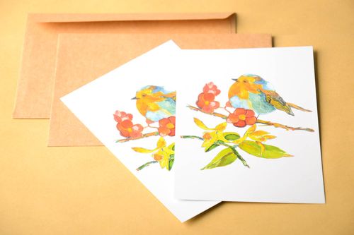 Открытки ручной работы красивые открытки две поздравительные открытки Весна - MADEheart.com